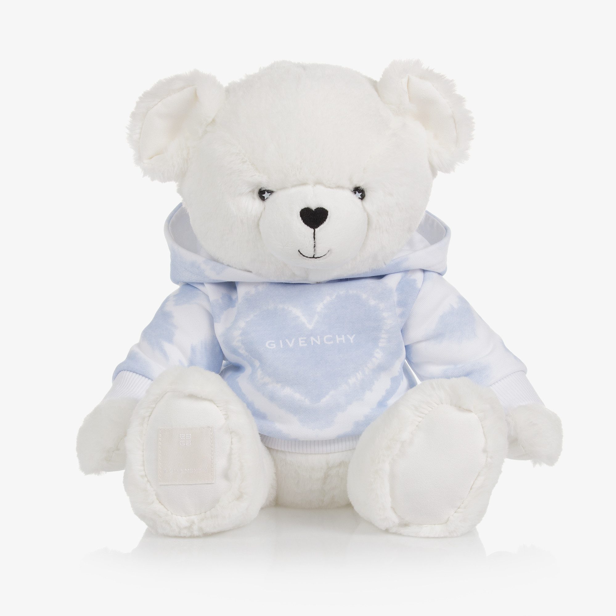 GIVENCHY Kuscheltier Teddy mit Kapuze blau
