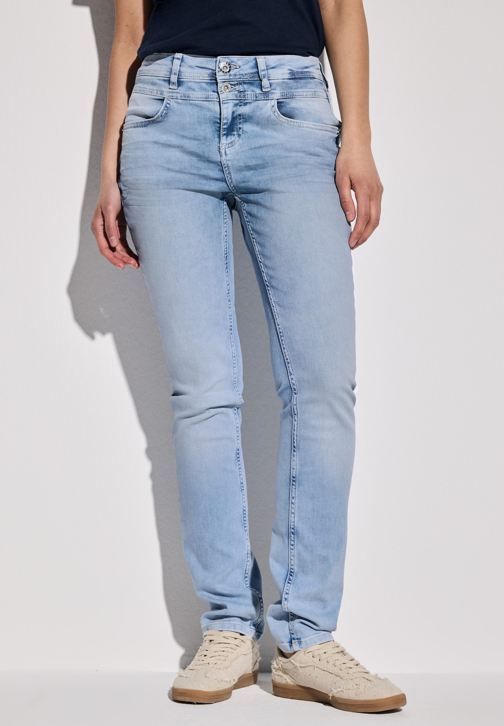 STREET ONE Comfort-fit-Jeans, High Waist günstig online kaufen