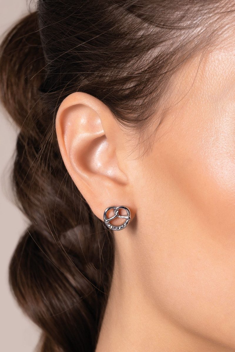 Alpenflüstern Ohrhänger-Set Ohrstecker - STRASS-BREZE - gold, silber günstig online kaufen