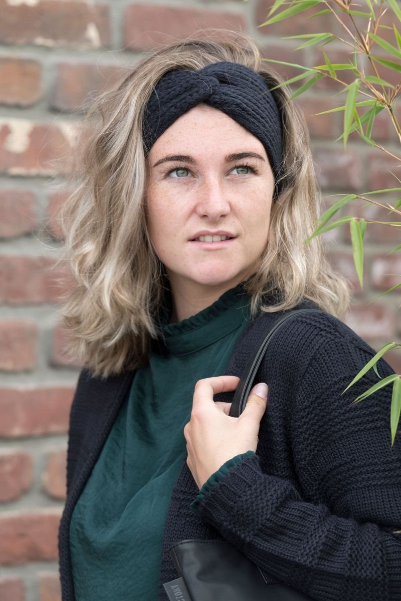 Knit Factory Stirnband Joy Stirnbänder One Size Glatt Stonegreen (1-St) Str günstig online kaufen