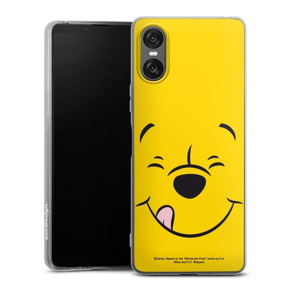 DeinDesign Handyhülle Winnie Puuh Offizielles Lizenzprodukt Disney Puuh Closeup, Sony Xperia 10 VI Silikon Hülle Bumper Case Handy Schutzhülle