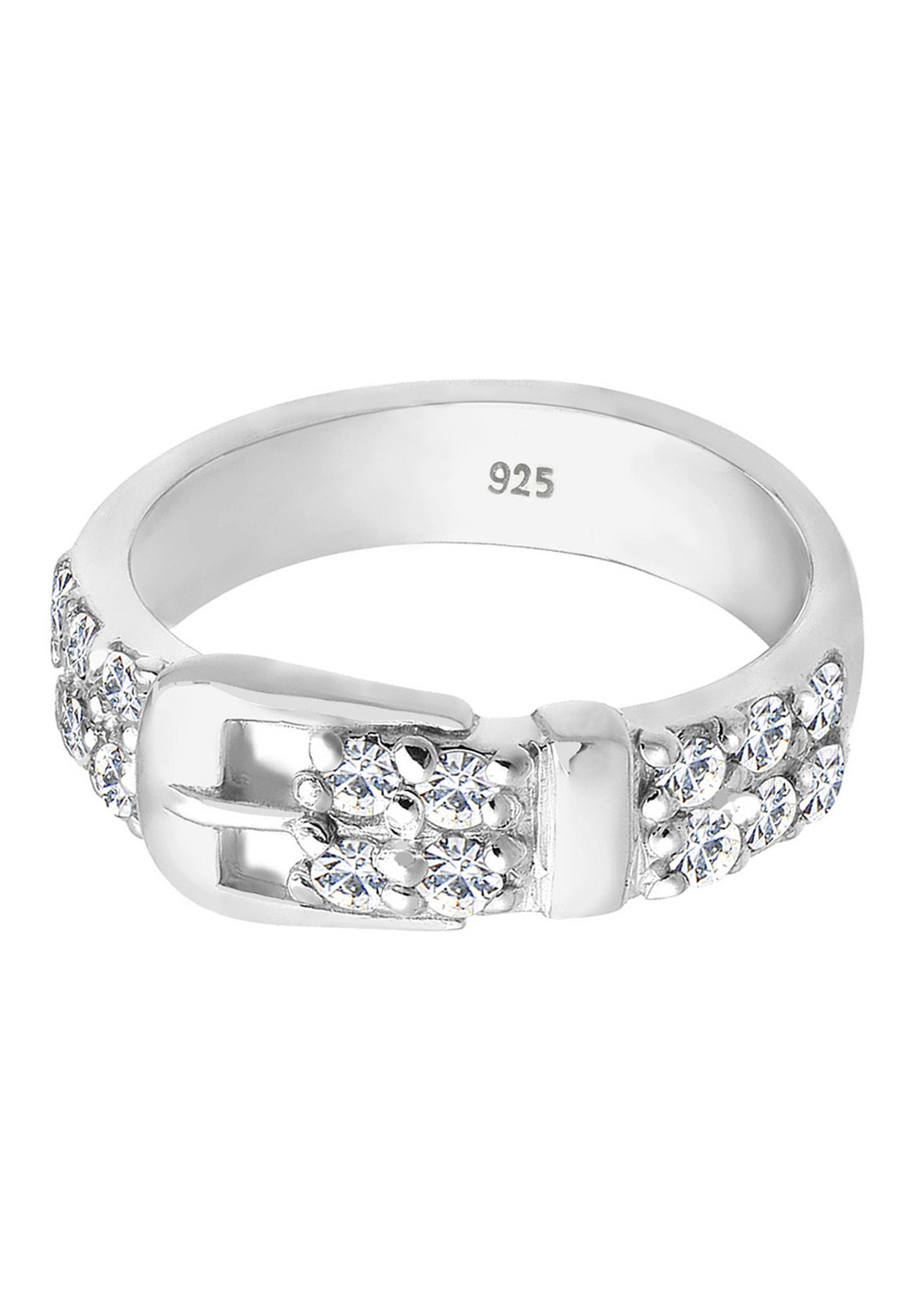 Elli Fingerring Gürtel Kristalle 925 Silber, günstig online kaufen