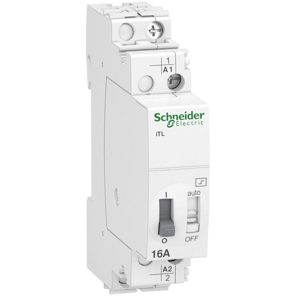 Schneider Electric Verteiler Schneider Electric Fernschalter iTL, 1P, 1S, 16A, Spule 110VDC, 230-24