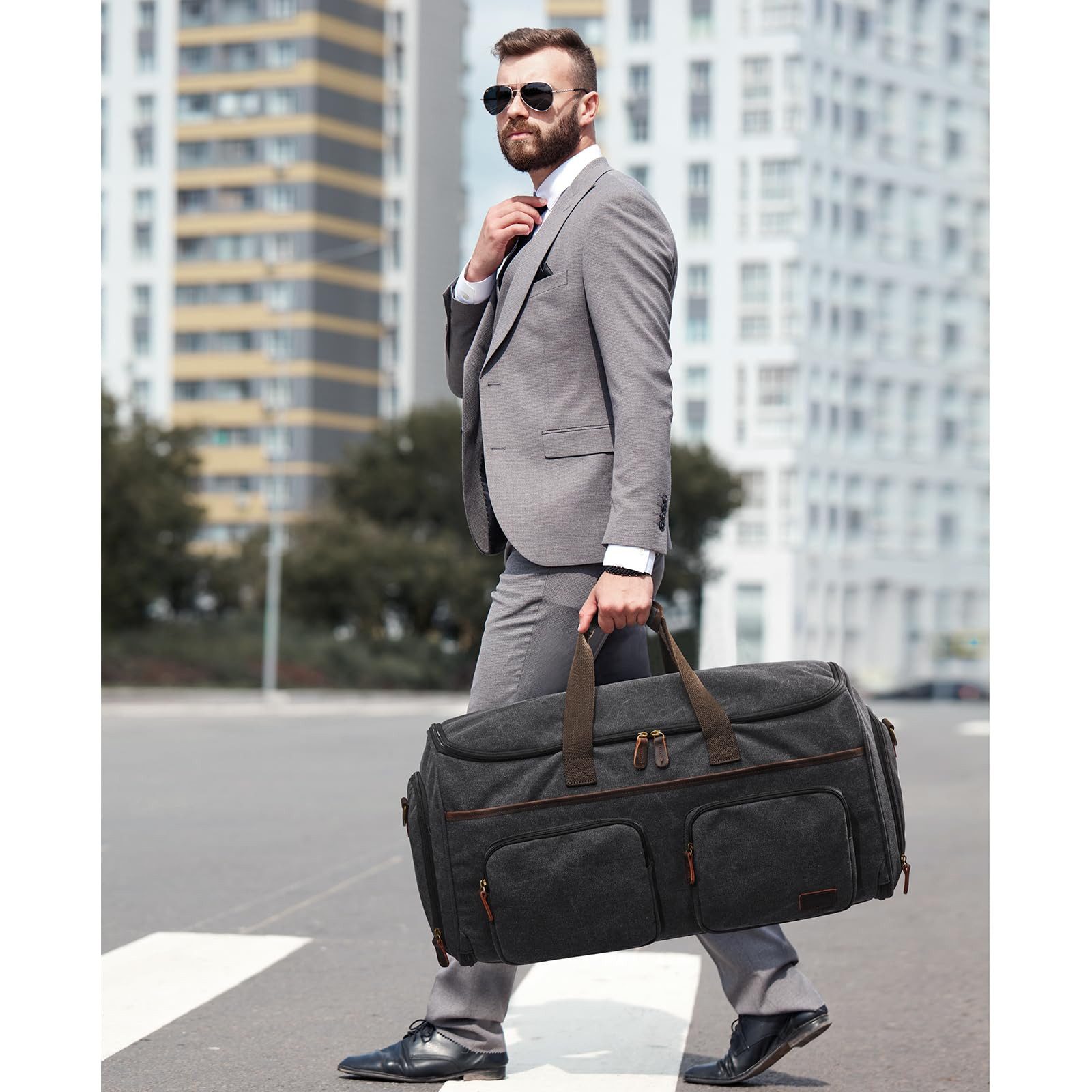 S-ZONE Reisetasche S-ZONE Weekender Reisetasche Tragetasche Anzugtaschen Hä günstig online kaufen