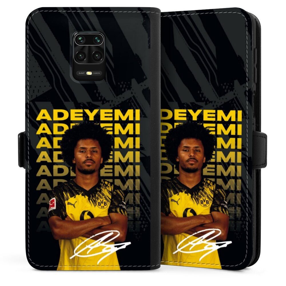 DeinDesign Handyhülle Borussia Dortmund Karim Adeyemi BVB Karim Adeyemi 25/26, Xiaomi Redmi Note 9s Hülle Handy Flip Case Wallet Cover