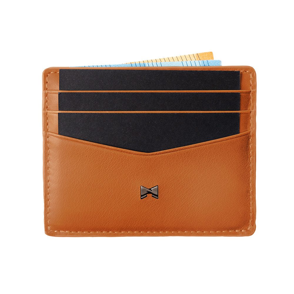 Gentlemen's Kartenetui - Kreditkartenetui mit Münzfach & RFID Schutz - Slim Wallet Herren, Slim Wallet Herren mit Scheinfach und AirTag-Fach
