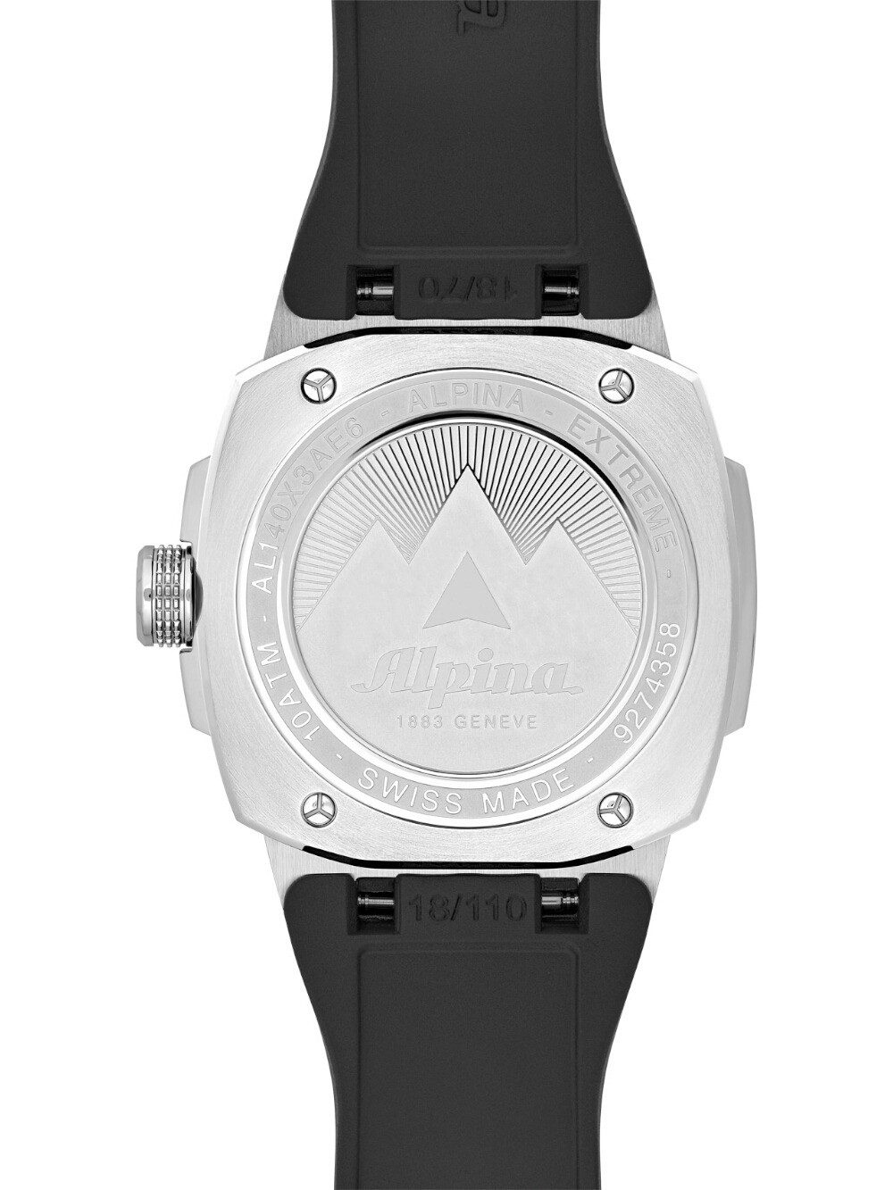 Alpina Quarzuhr Alpina AL-140W3AE6 Herrenuhr Alpiner Extreme Solarmetre 38mm 10ATM Alpina AL-140W3AE6 Herrenuhr Alpiner Extreme Solarmetre 38mm 10ATM
