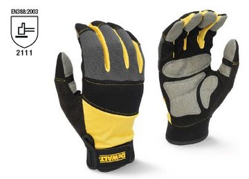 DeWalt Montage-Handschuhe DPG215LEU Arbeitshandschuh in Größe L (Nr. 10) Schutzhandschuhe, Arbeitsschutz im Vollfinger-Design