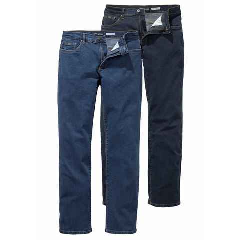 Arizona Stretch-Jeans John (Packung, 2-tlg) Straight Fit
