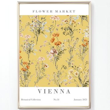homestyle-accessoires Poster Bilderset FLOWER MARKET FRÜHLING 6er SET DIN A4 ODER DIN A3 Prints, Ohne Bilderrahmen