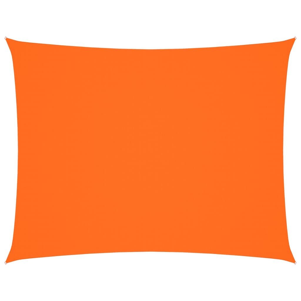 vidaXL Sonnensegel Sonnensegel Oxford-Gewebe Rechteckig 3x4 m Orange, (1-tlg)