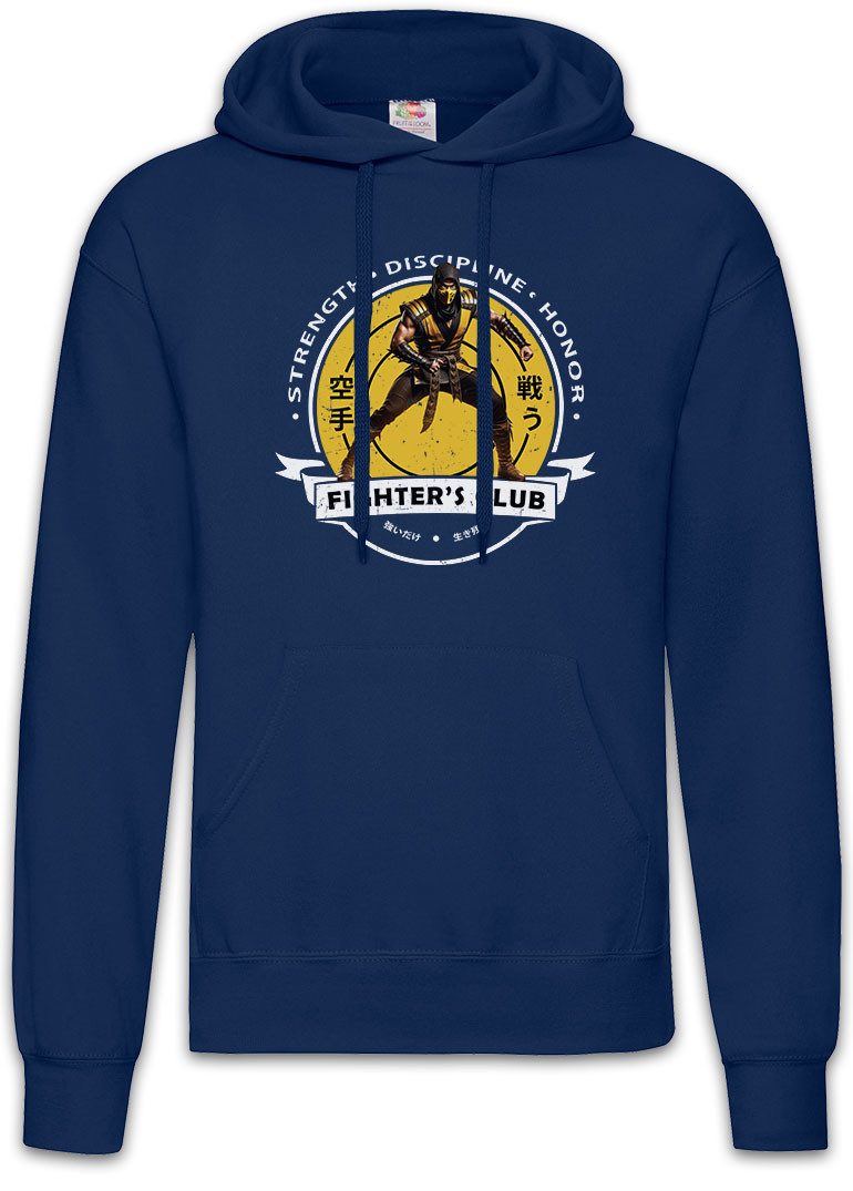 Hoodie Fighter's Club Ninja II Herren Hoodie Gamer Mortal MK Kung Scorpion Fu