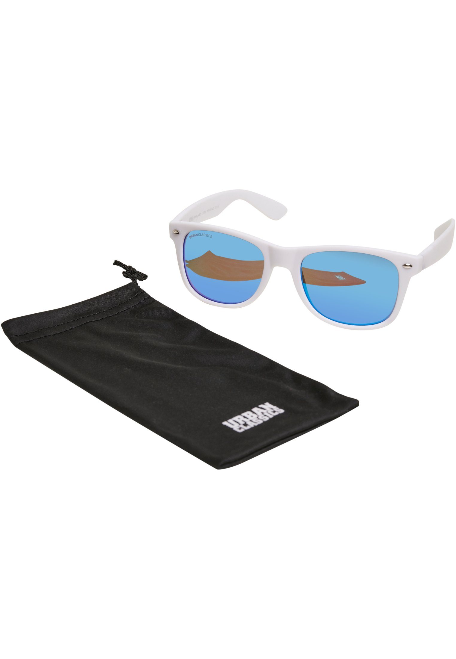 URBAN CLASSICS Sonnenbrille Accessoires white/blue Mirror Sunglasses Likoma UC