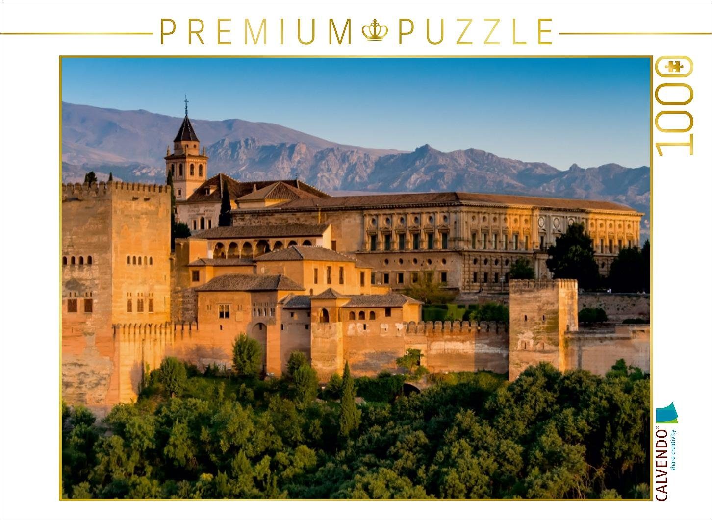 CALVENDO Puzzle CALVENDO Puzzle Alhambra 1000 Teile Lege-Größe 64 x 48 cm Foto-Puzzle Bild von Britta Knappmann, 1000 Puzzleteile