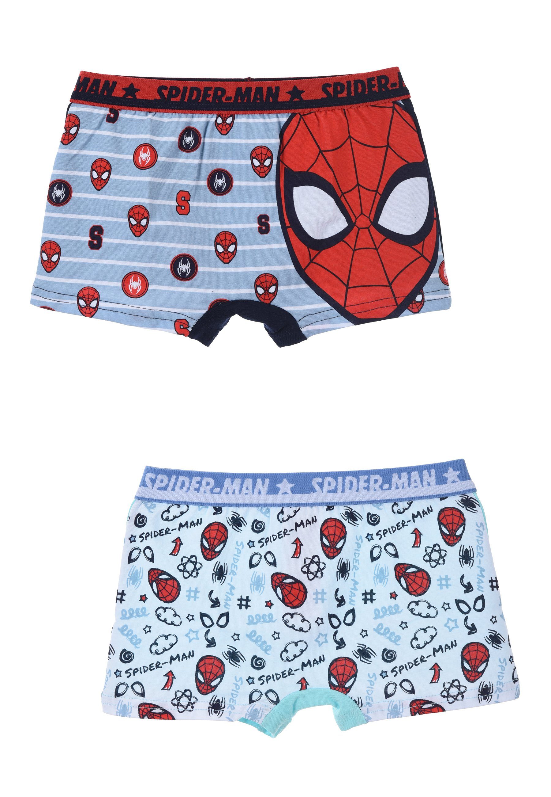 Kinder Pants Spiderman Jungen (2-St) Boxershorts Unterhosen
