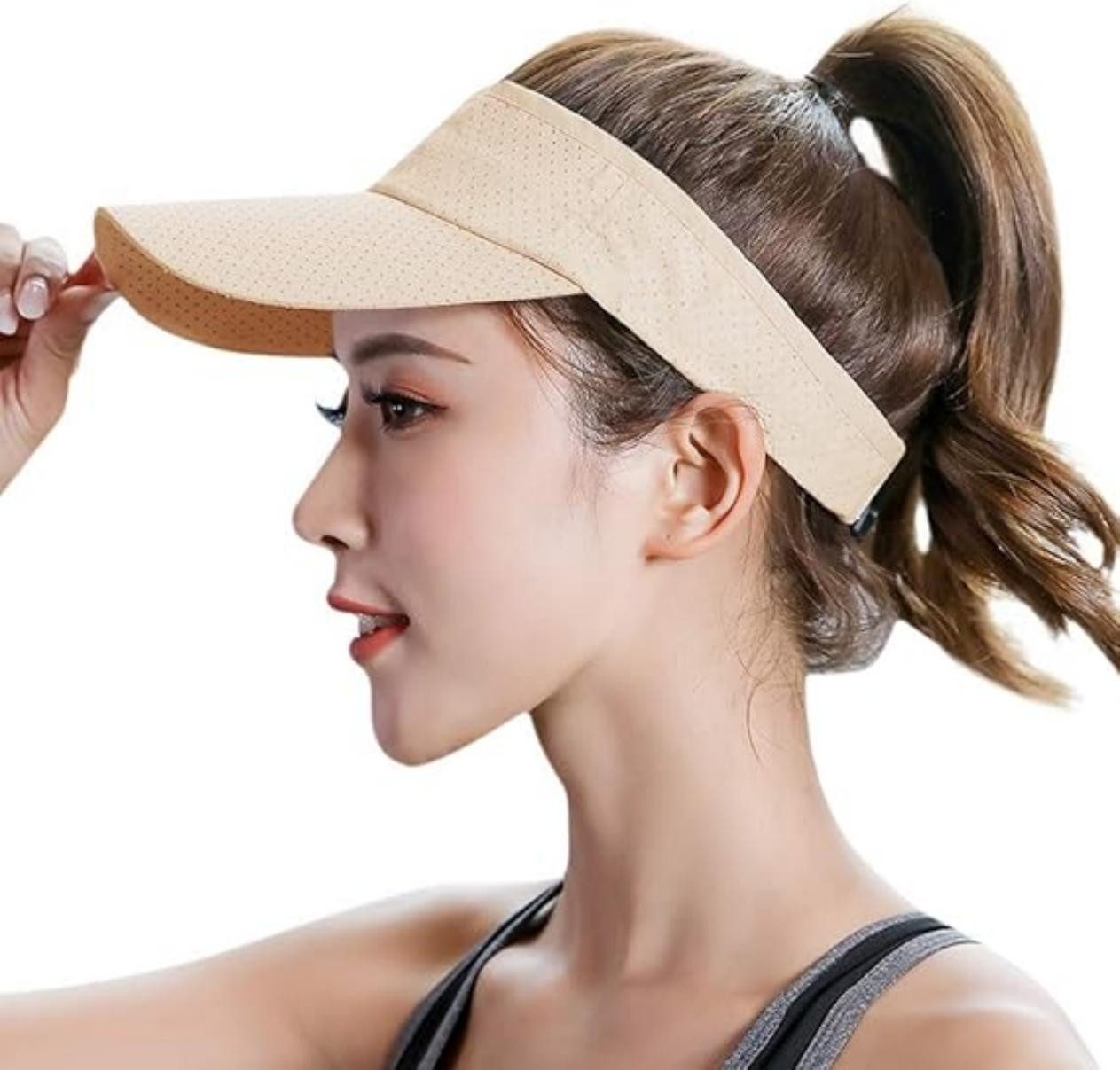 Visor Schirmmütze Herren und Damen, Atmungsaktiv und Schweißabsorbierend