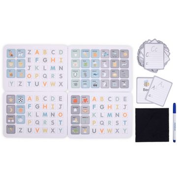 Mamabrum Puzzle-Sortierschale Magnetische Stichsäge - Alphabet - Buchstaben lernen, schreiben