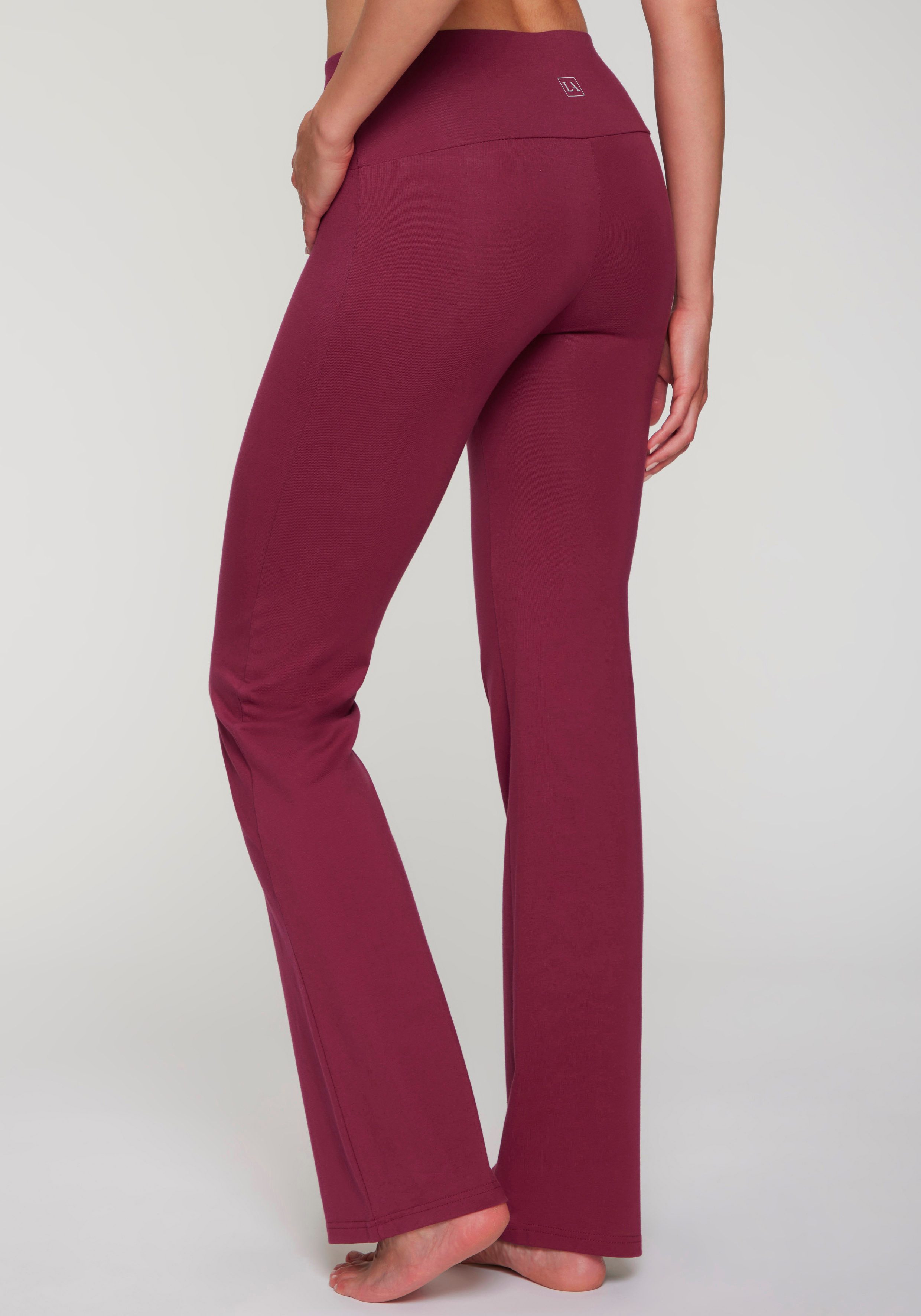 LASCANA ACTIVE Jazzpants mit breitem Bündchen
