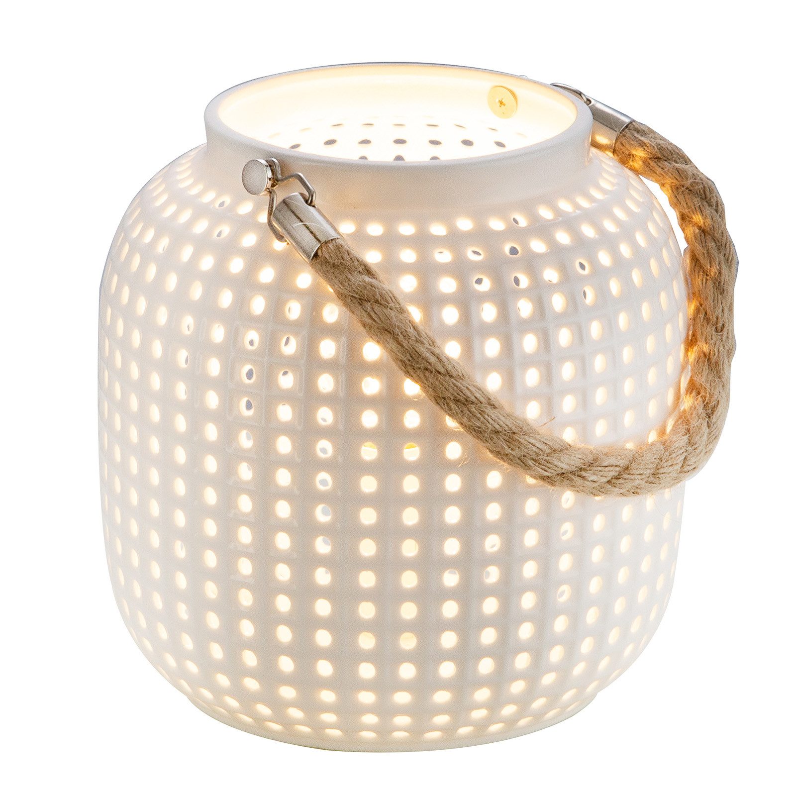 BMF-VERSAND Nino Leuchten Tischleuchte Tischlampe Weiß BOLA, Wippschalter, ohne Leuchtmittel, frei wählbar, Dekolampe