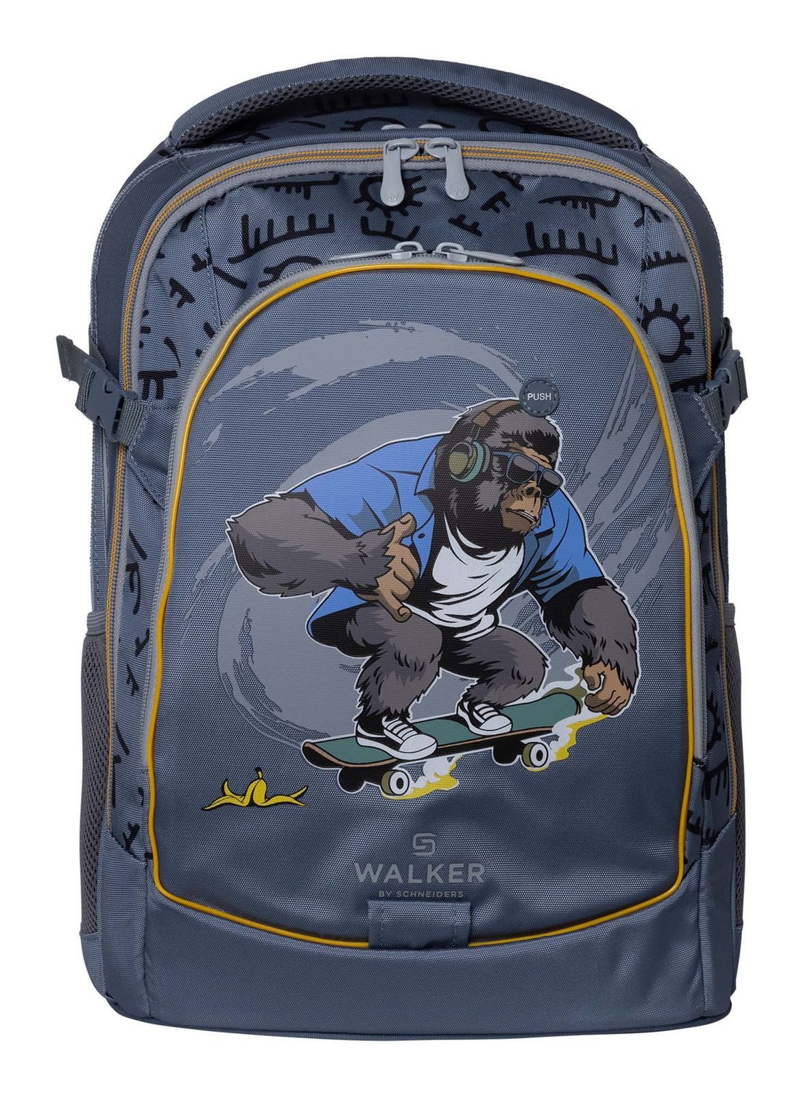Walker by Schneiders Schulrucksack LED Backpack