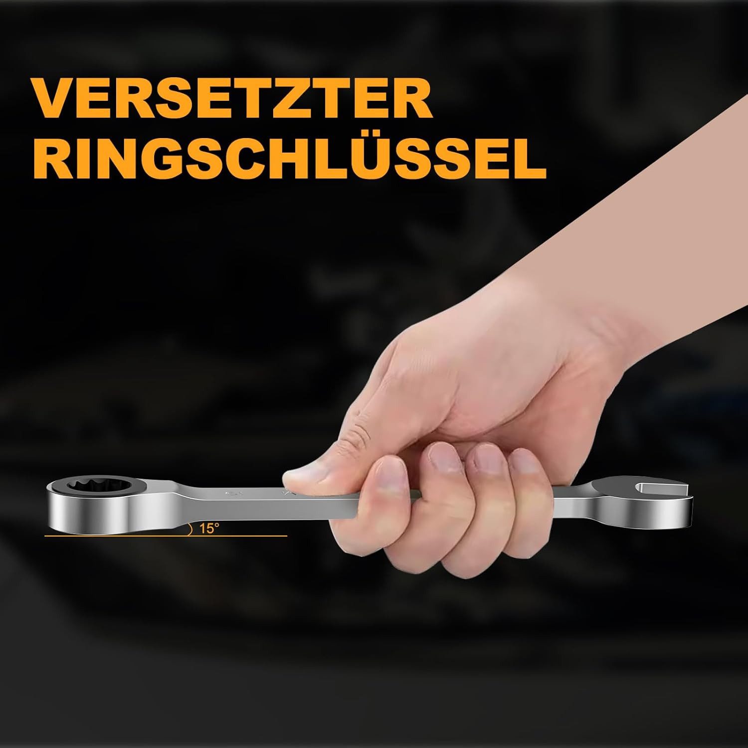 HYCHIKA Ratschenringschlüssel HYCHIKA Ratchet Wrench Set
