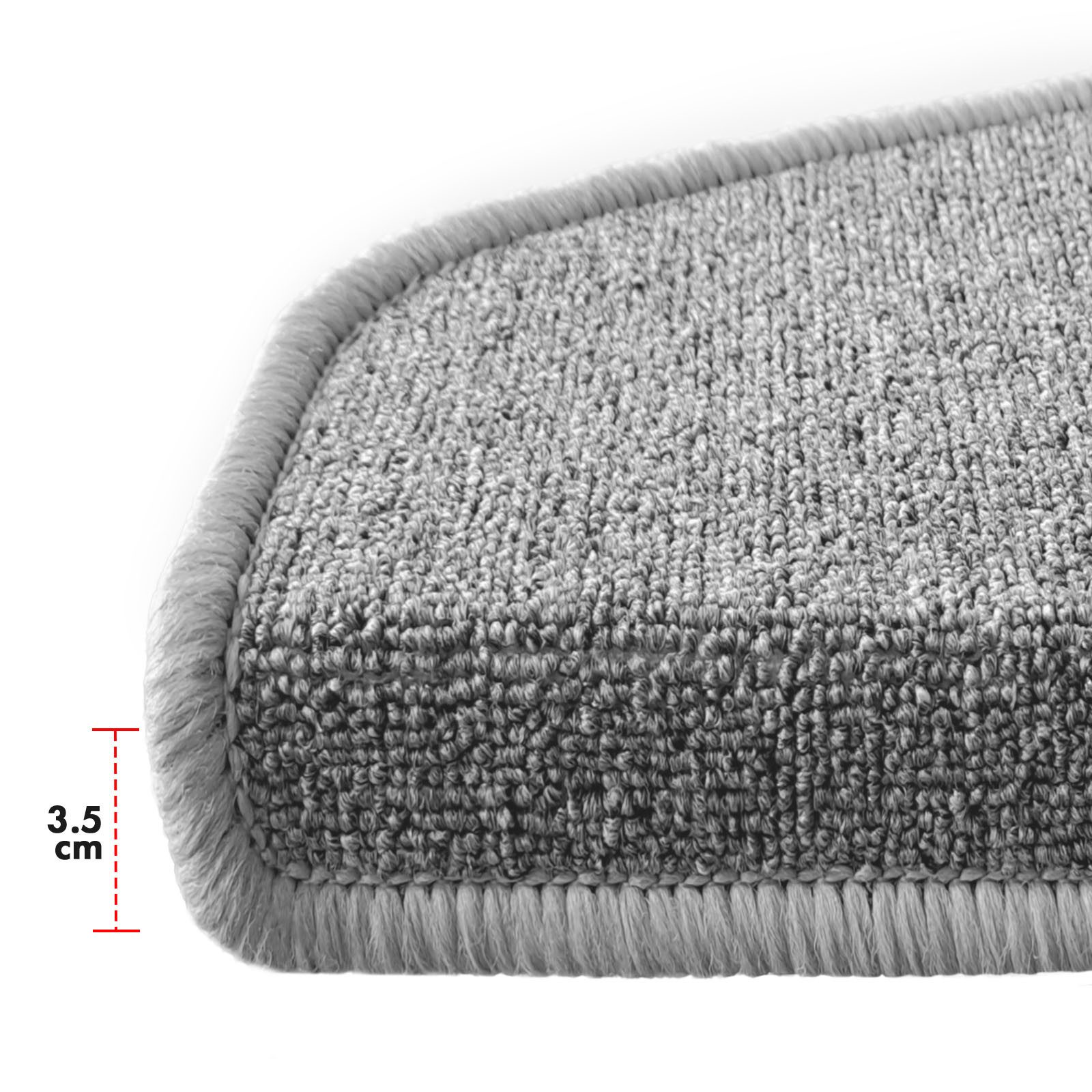 Floordirekt Stufenmatte London Pro, Im modernen Design, Halbrund, Rutschhemmende Oberfläche – Bild 3 von 5