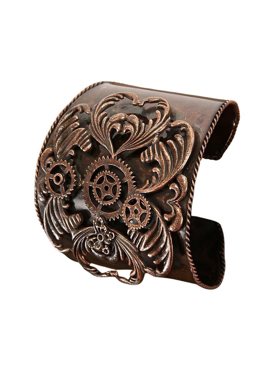 Armband Steampunk Armreifen kupferfarben