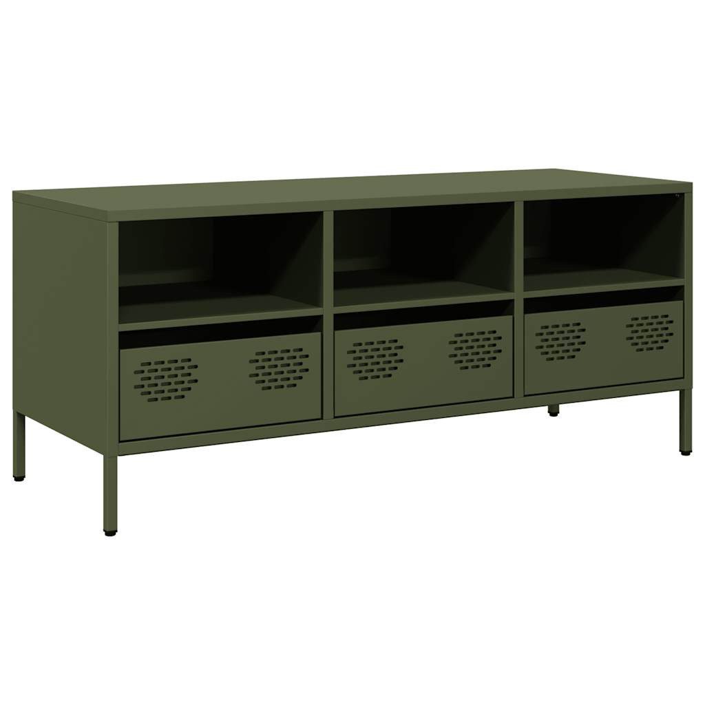 vidaXL TV-Schrank TV-Schrank Olivgrün 101,5x39x43,5 cm günstig online kaufen