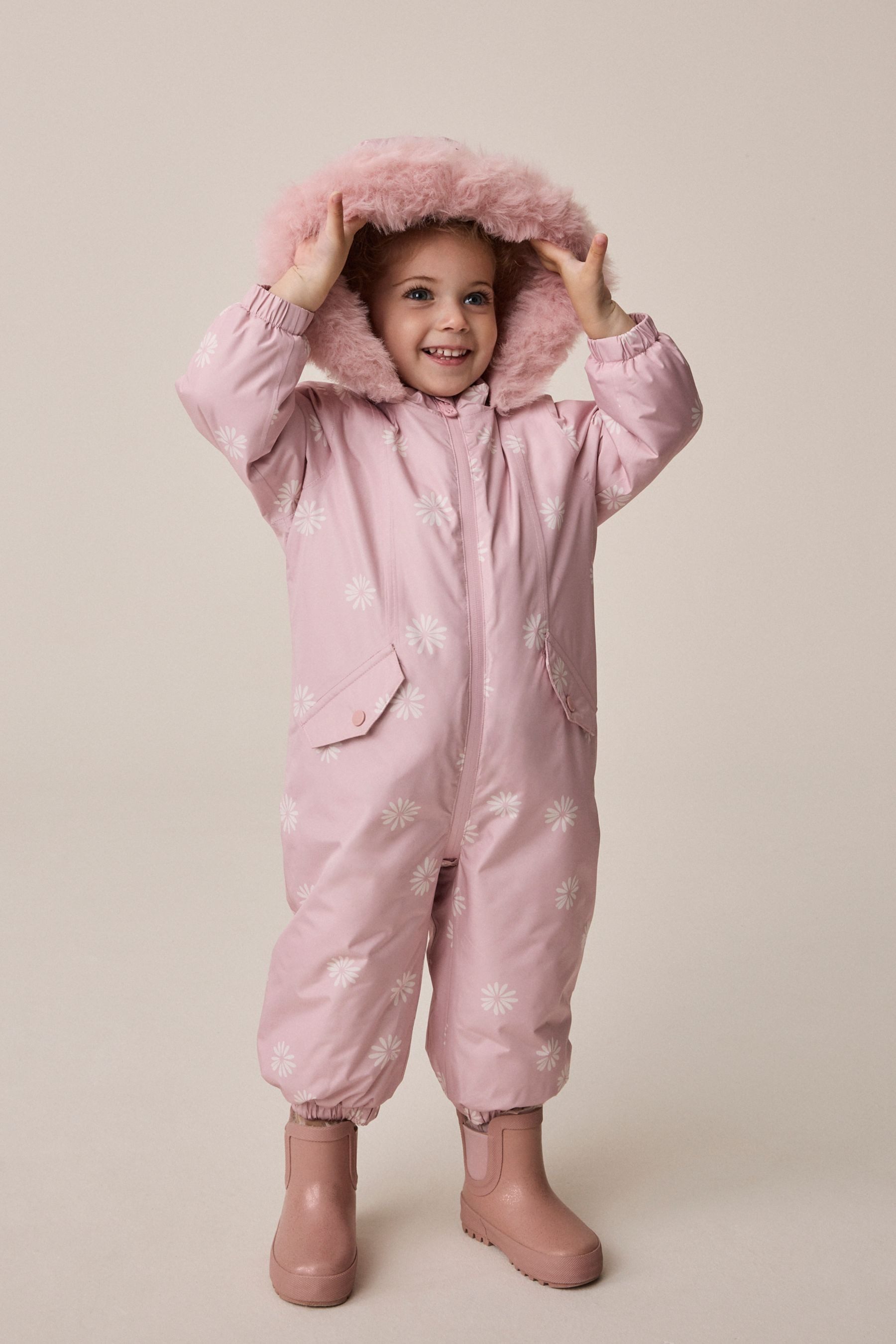 Next Schneeoverall Wasserdichter gemusterter Schneeanzug (1-tlg) – Bild 5 von 5