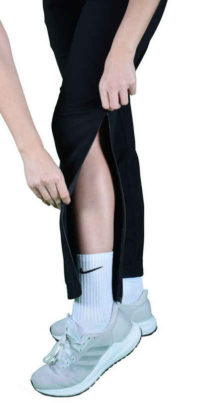 sporthoch2 Funktionshose Baumwoll-Sporthose REHAmed HOSE TRAINING_SPORTS für Frauen Qualitäts-Baumwolle, hochwertiges 2-Wege-Reißverschlusssystem