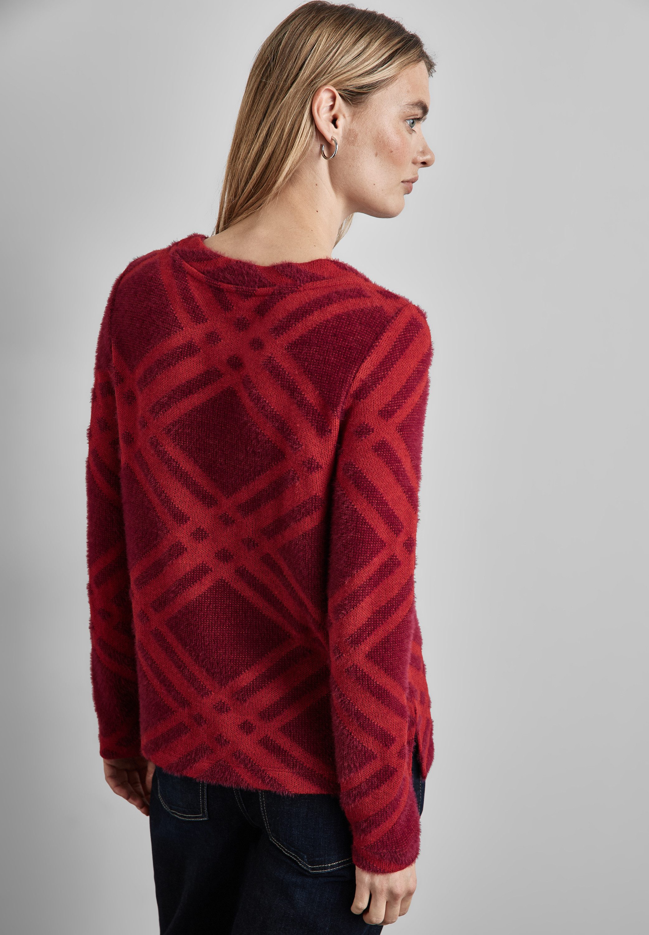 STREET ONE Langarmshirt mit U-Boot-Ausschnitt