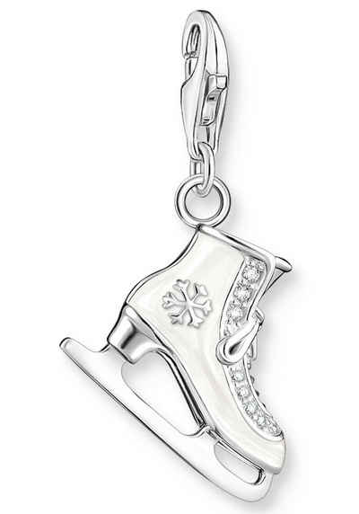 THOMAS SABO Charm-Einhänger Schlittschuh, 1907-041-14, mit Zirkonia (synth)