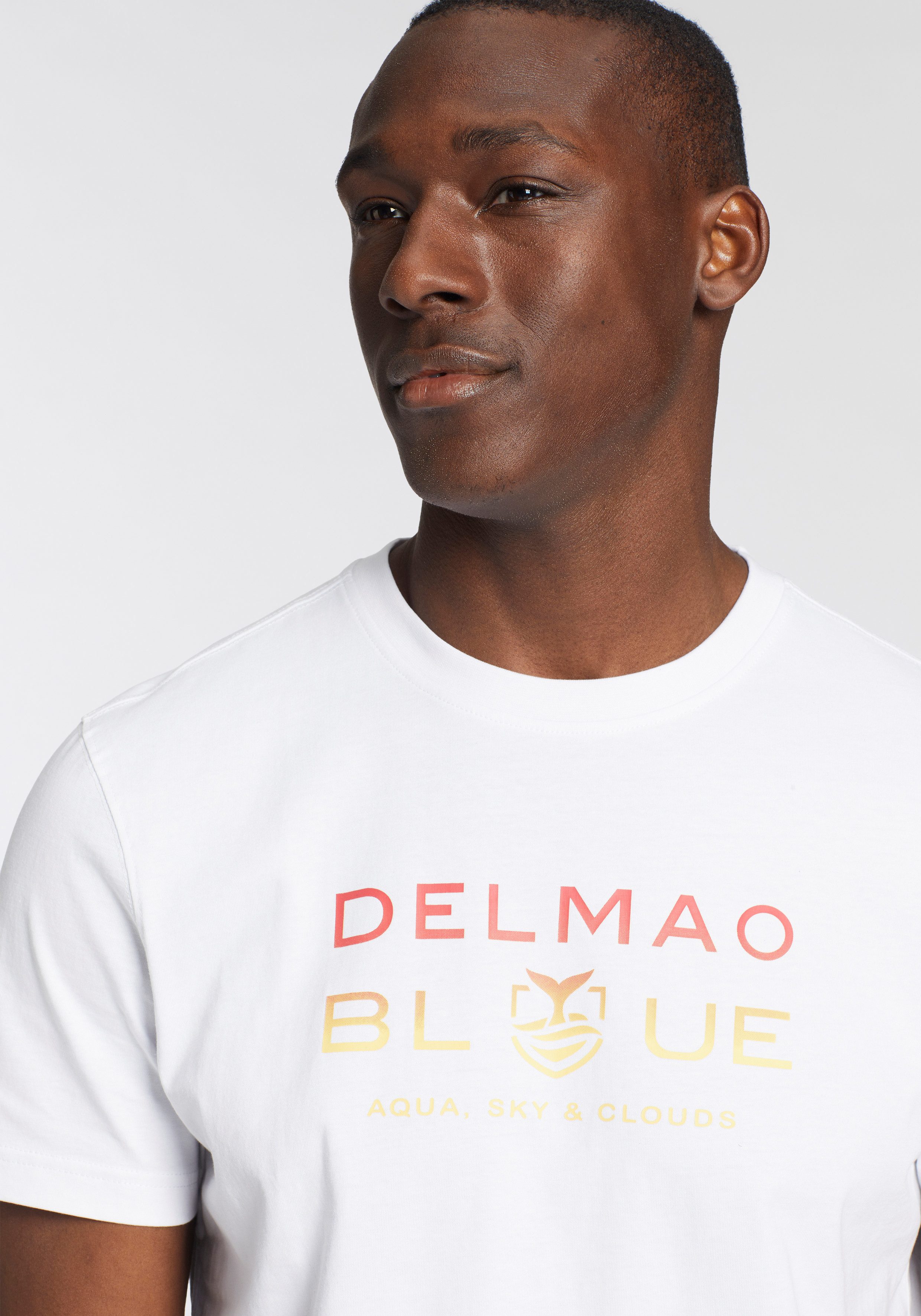 DELMAO T-Shirt Kurzarm, bedruckt, Rundhals, aus 100% Baumwolle. Reduzierter Preis € 12,99. Unverbindliche Preisempfehlung € 14,99, (€ 12,99 pro 1 Stk)