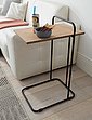 MCA furniture Couchtisch »Eust«, Beistelltisch Tisch Eiche MDF Metall rechteckig schwarz geölt 48 cm Eust, Bild 2
