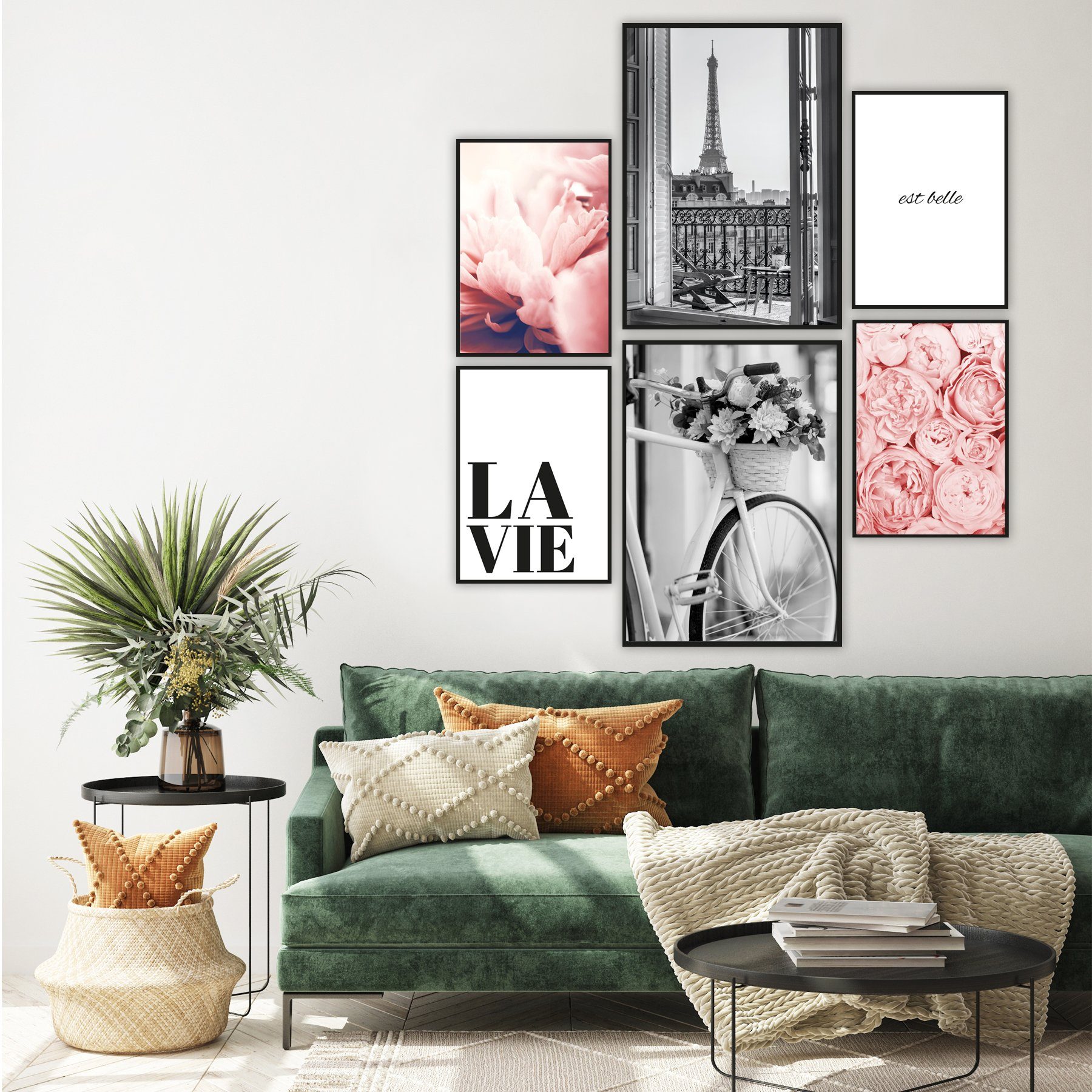 Close Up Poster Paris Kunstdruck Set 6-teilig 0 x 0 cm