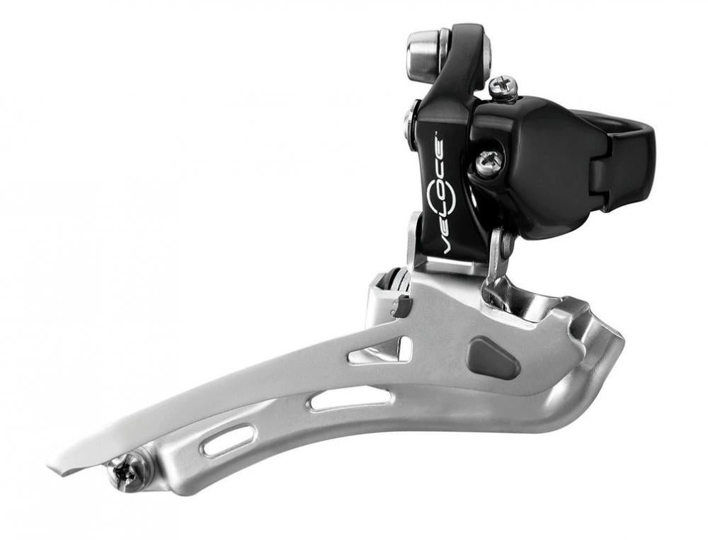 CAMPAGNOLO Kettenumwerfer Campagnolo Umwerfer Veloce 9s/10s 2-fach FD11-VLB2B Anlötversion, schw