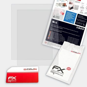 atFoliX Schutzfolie für PocketBook Basic Lux 3, (2 Folien), Entspiegelnd und stoßdämpfend