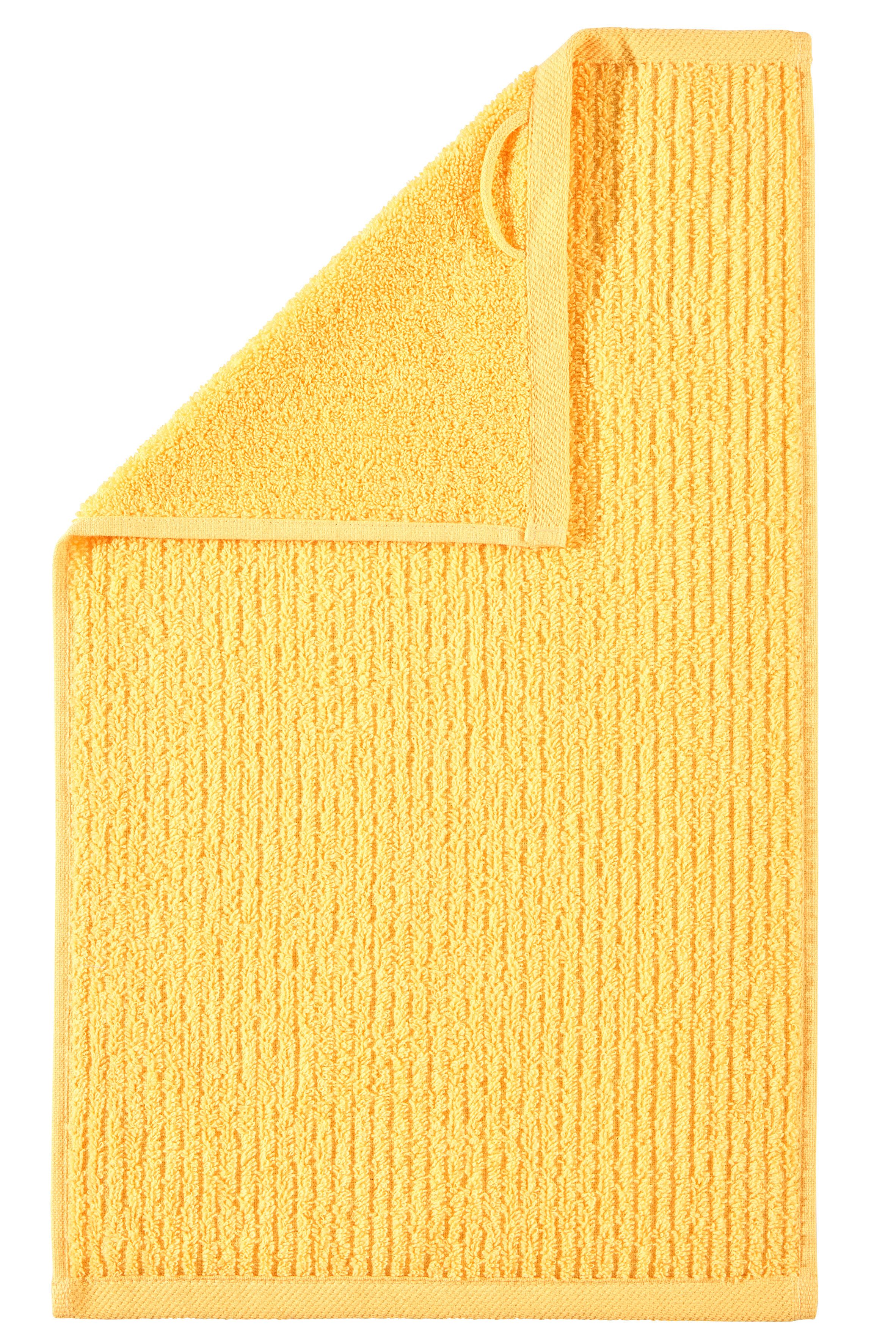 OTTO home Gästehandtücher Riva, 30x50, Premium Handtücher, 500 gr/m², Webfrottier (3-St), Hoch-Tief-Struktur, Streifen, weich, 5 Jahre Garantie – Bild 3 von 5