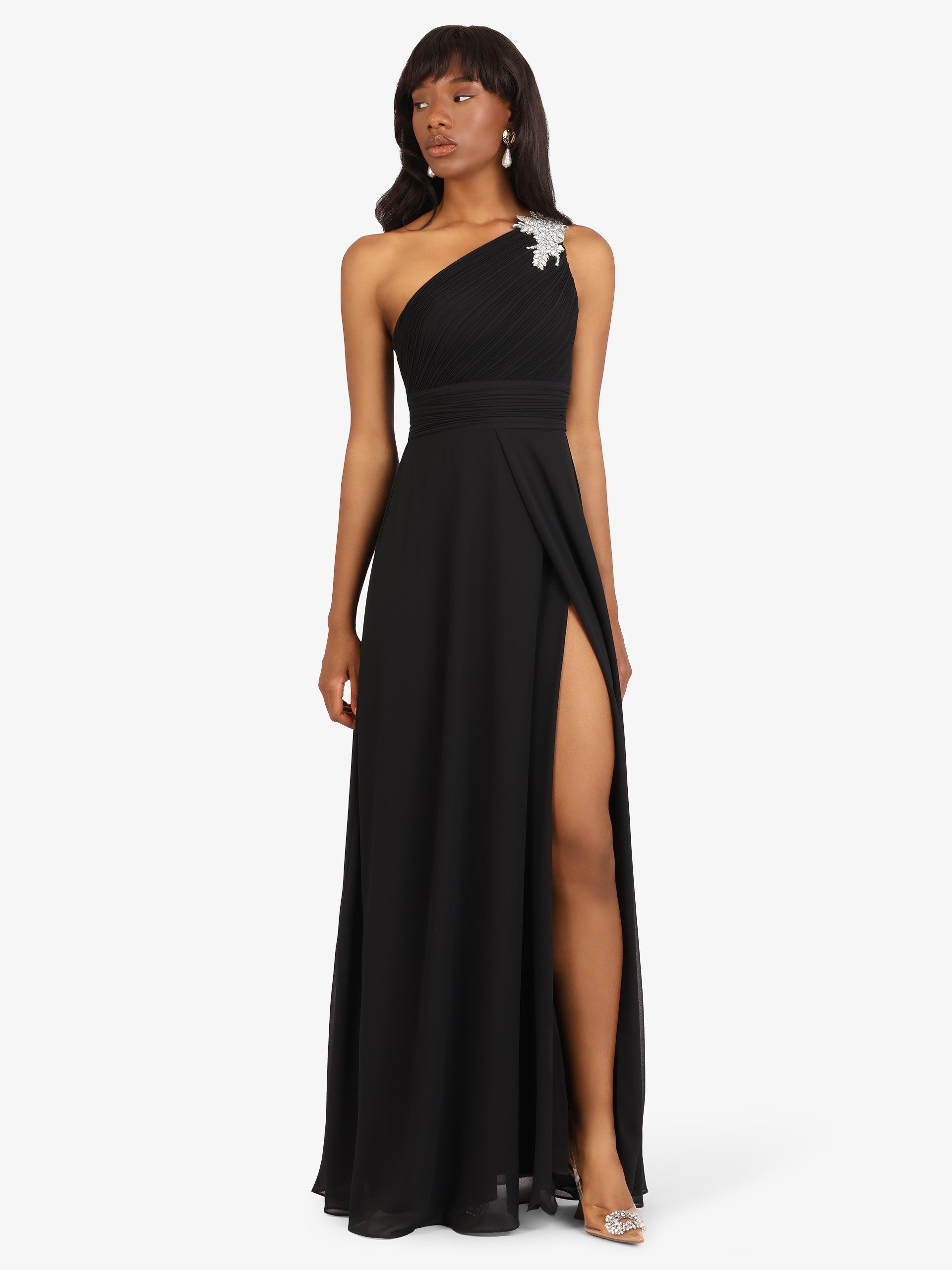 Kraimod Abendkleid mit Schmuckapplikation