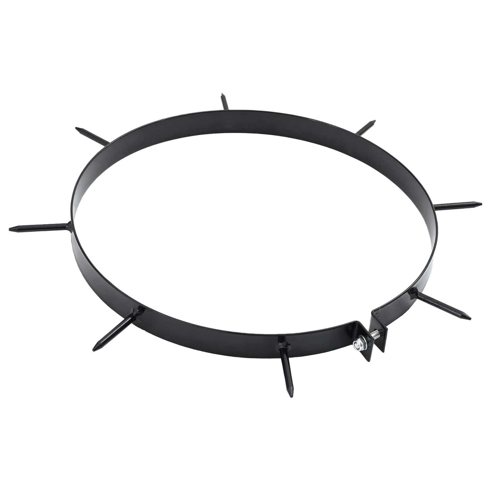 vidaXL Rasenwalze Rasen-Aerator-Klemme mit Spikes 5 stk. Ø 30 cm Stahl, 5-tlg.