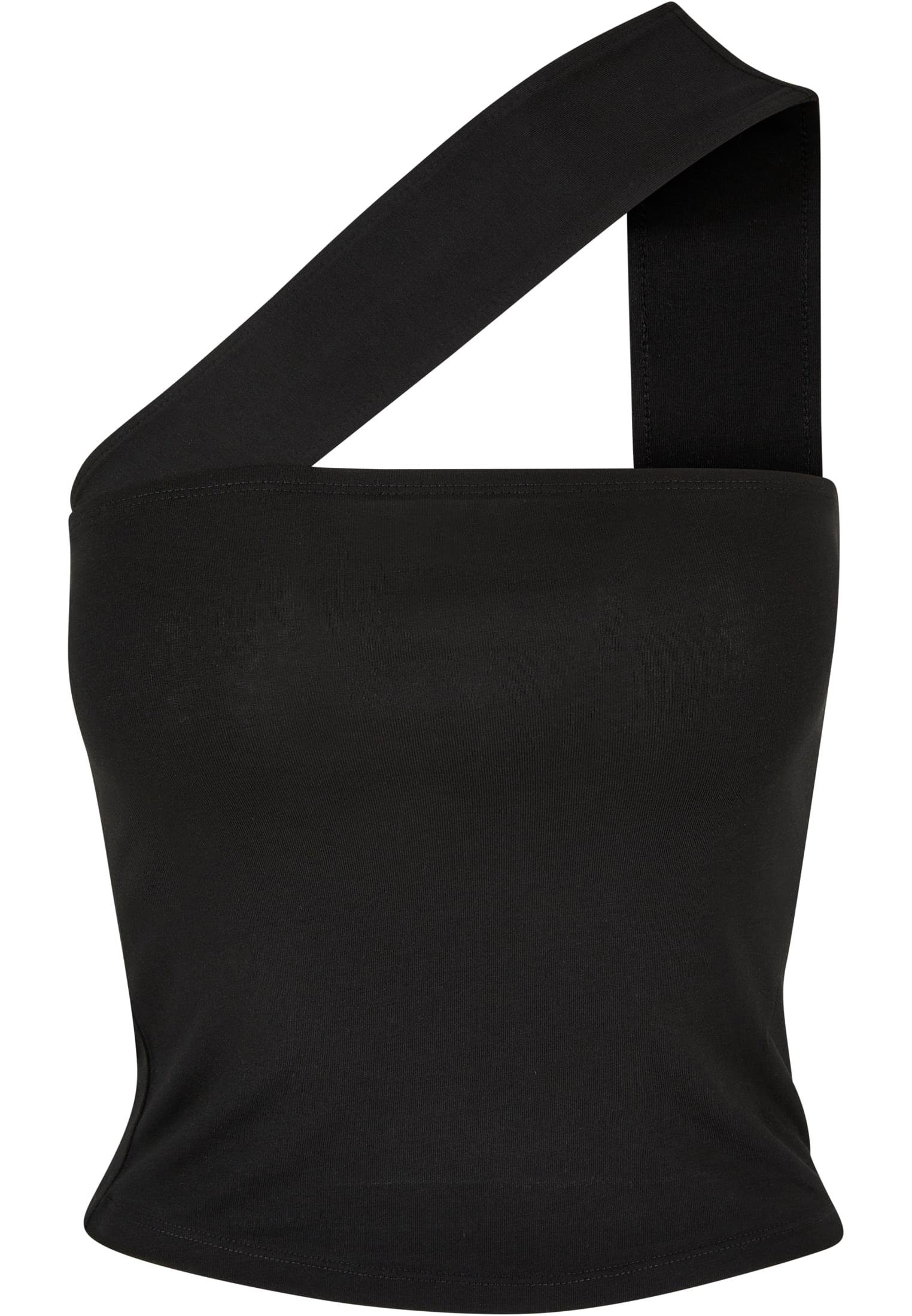 URBAN CLASSICS Ladies One (1-tlg) Top Damen Strap T-Shirt black