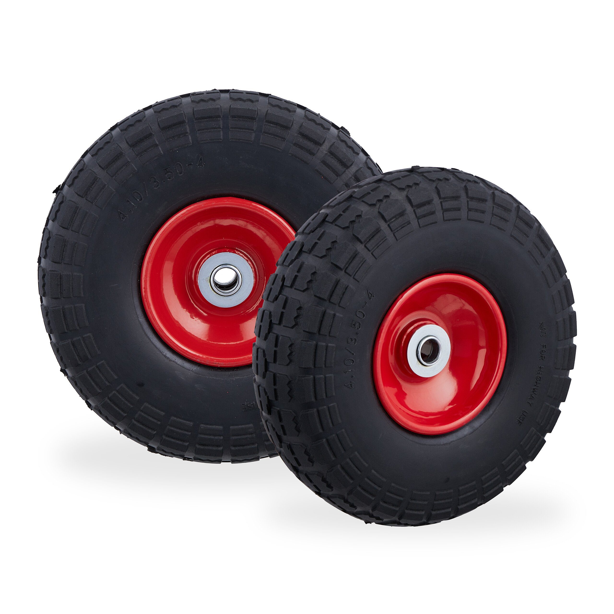 Sackkarren-Rad Sackkarrenrad PU im 2er Set