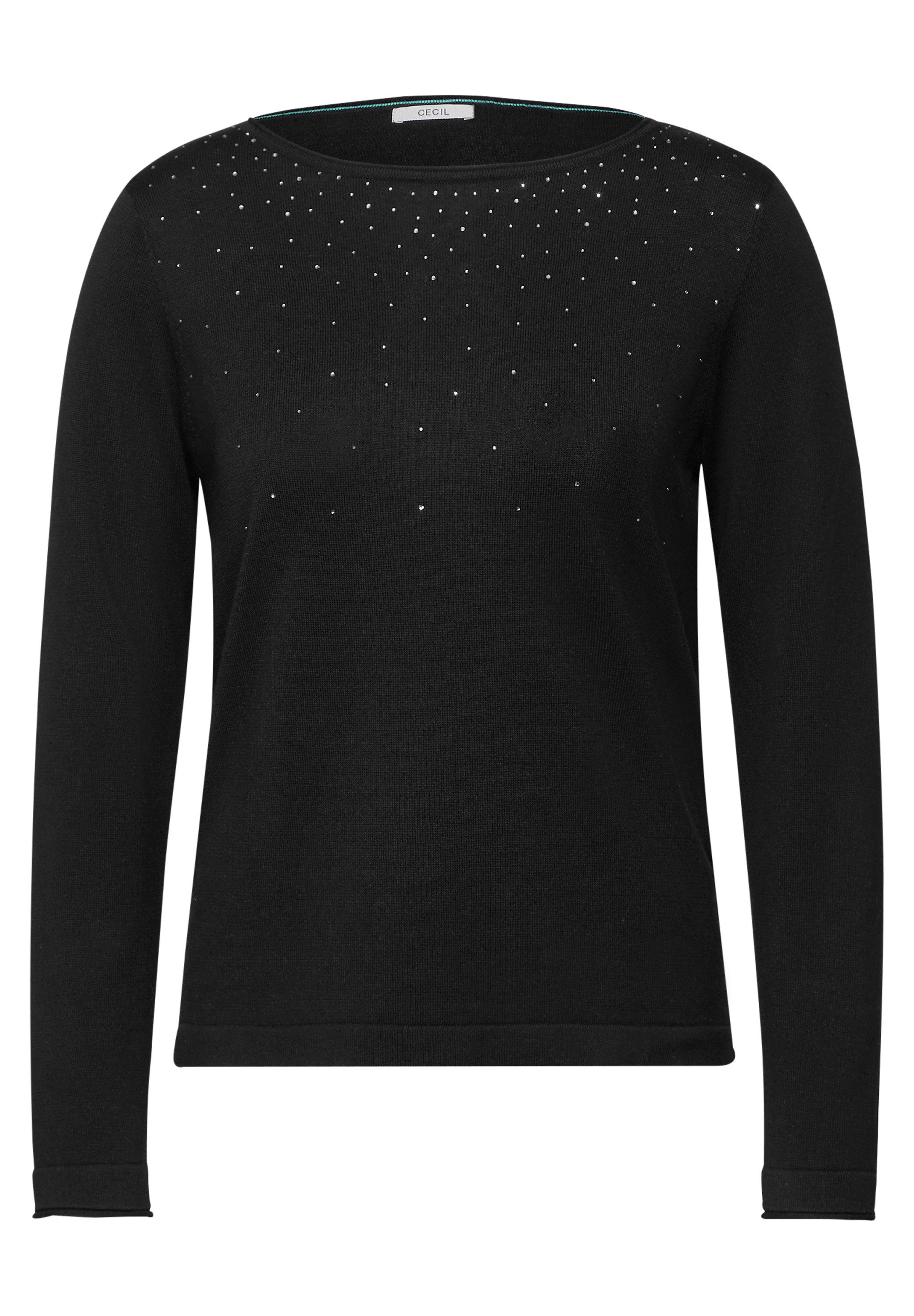 CECIL Strickpullover mit U-Boot-Ausschnitt