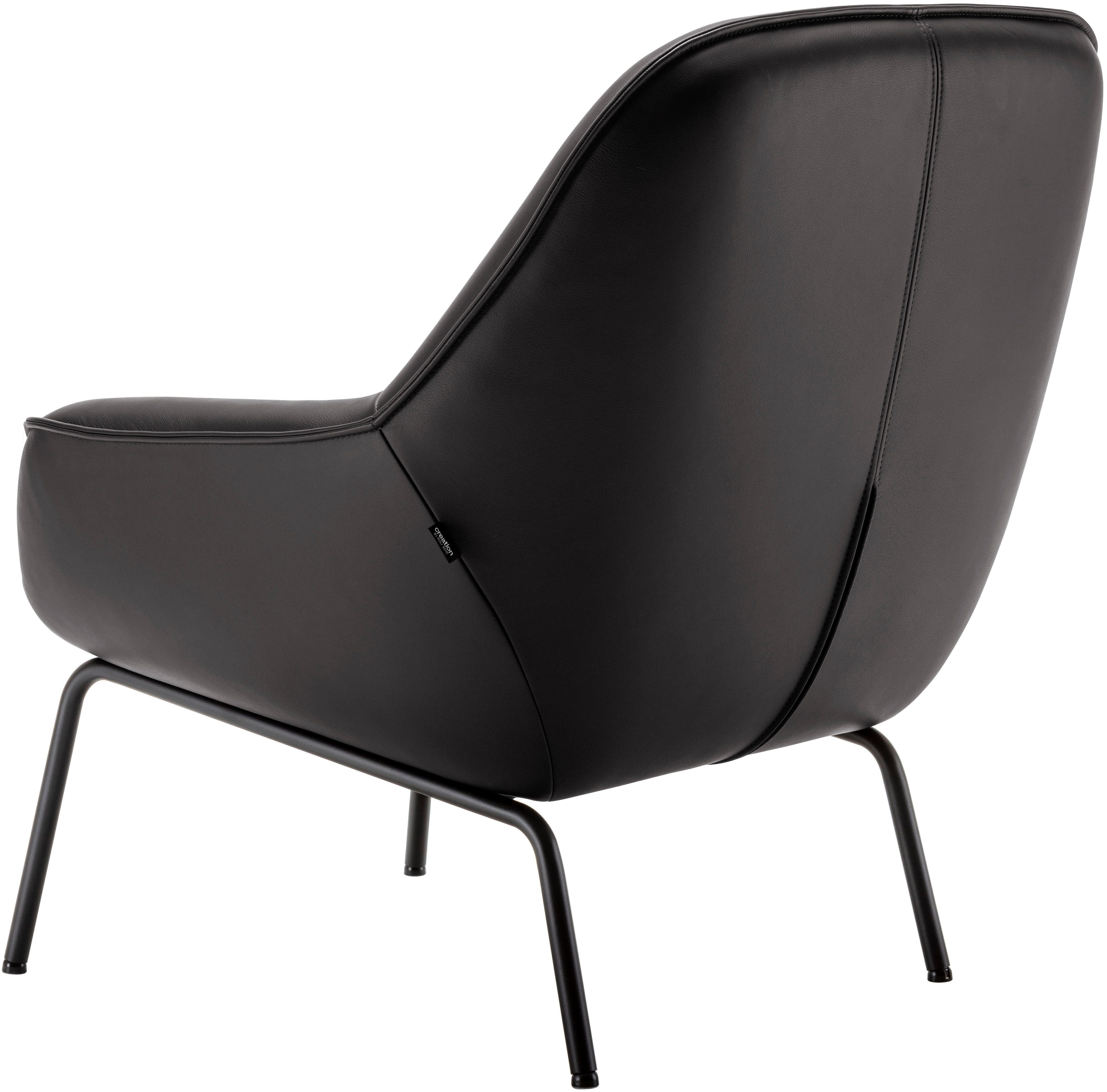 Creation BY ROLF BENZ Sessel Designsessel CR.482 in hochwertiger Detailverarbeitung, Breite 76cm, und tollem Sitzkomfort