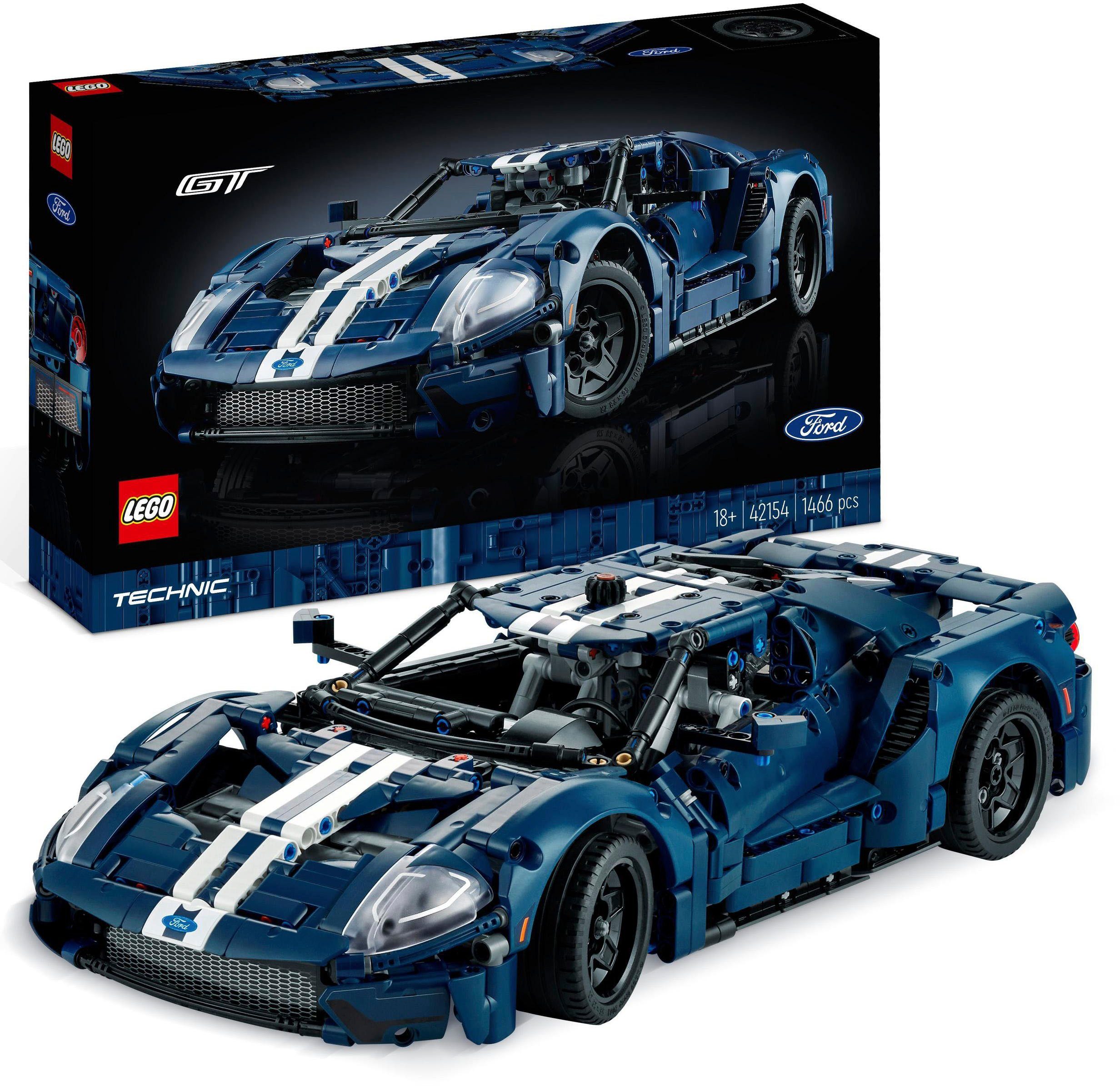 LEGO® Konstruktionsspielsteine Ford GT 2022 (42154), LEGO® Technic, (1466 St)