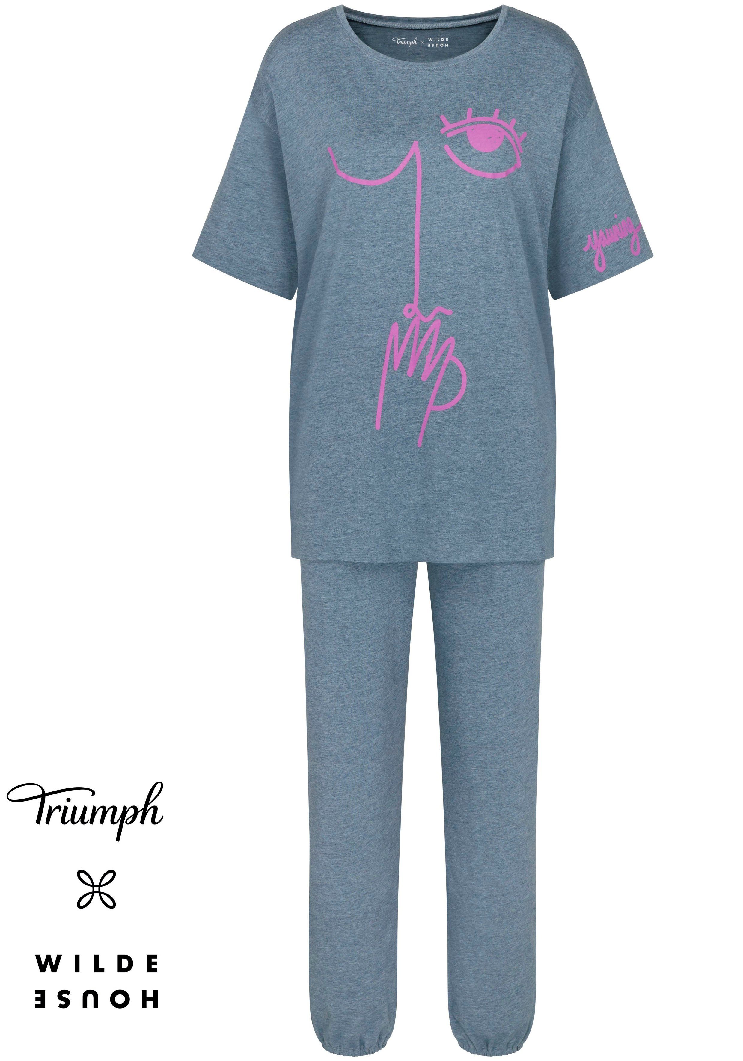 Triumph mit 2 (Set, Frontmotiv tlg) Schlafanzug