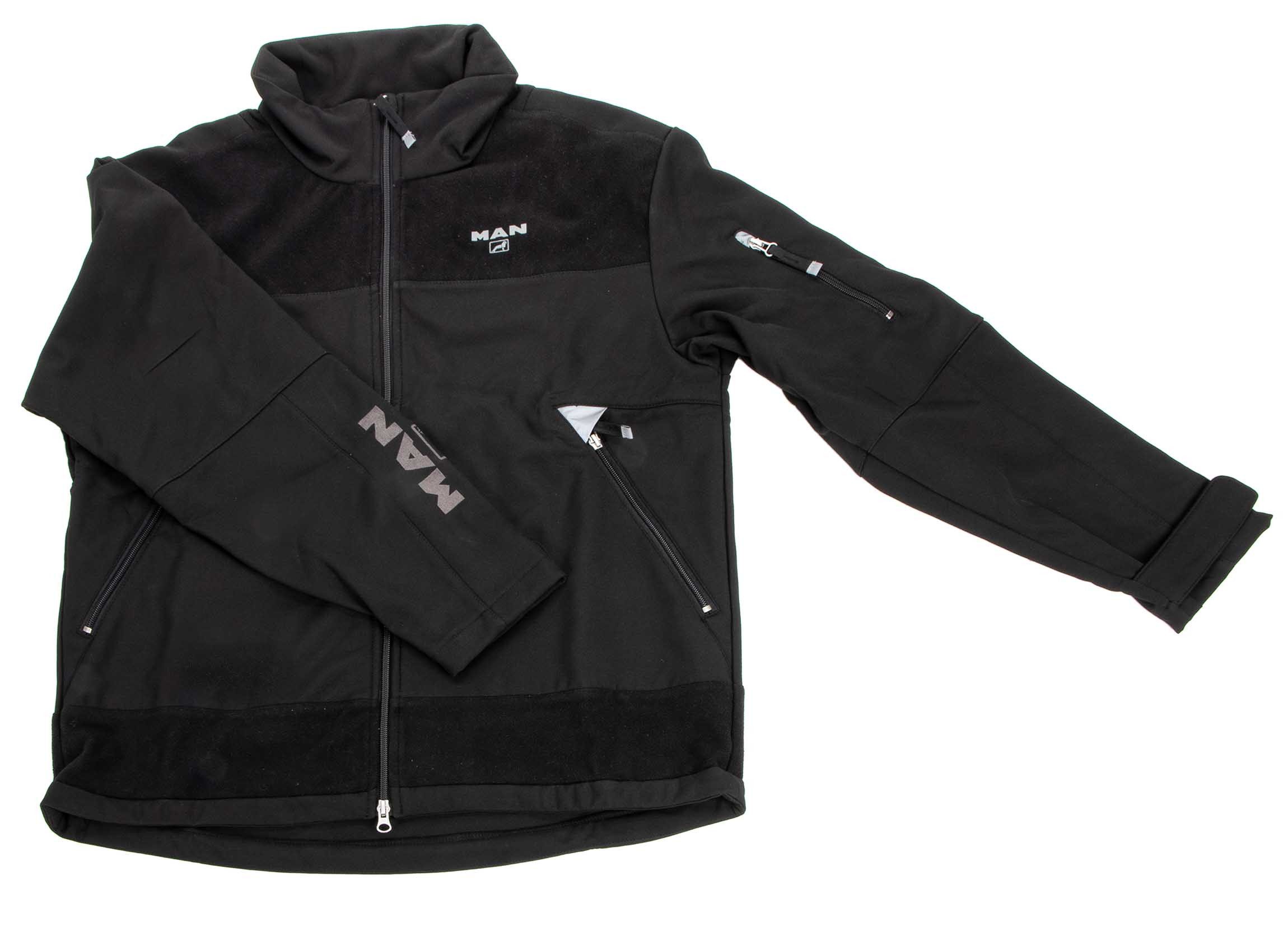 MAN Softshelljacke MAN Softshelljacke (Arm und Brust mit MAN Schriftzug) Herren Outdoorjacke