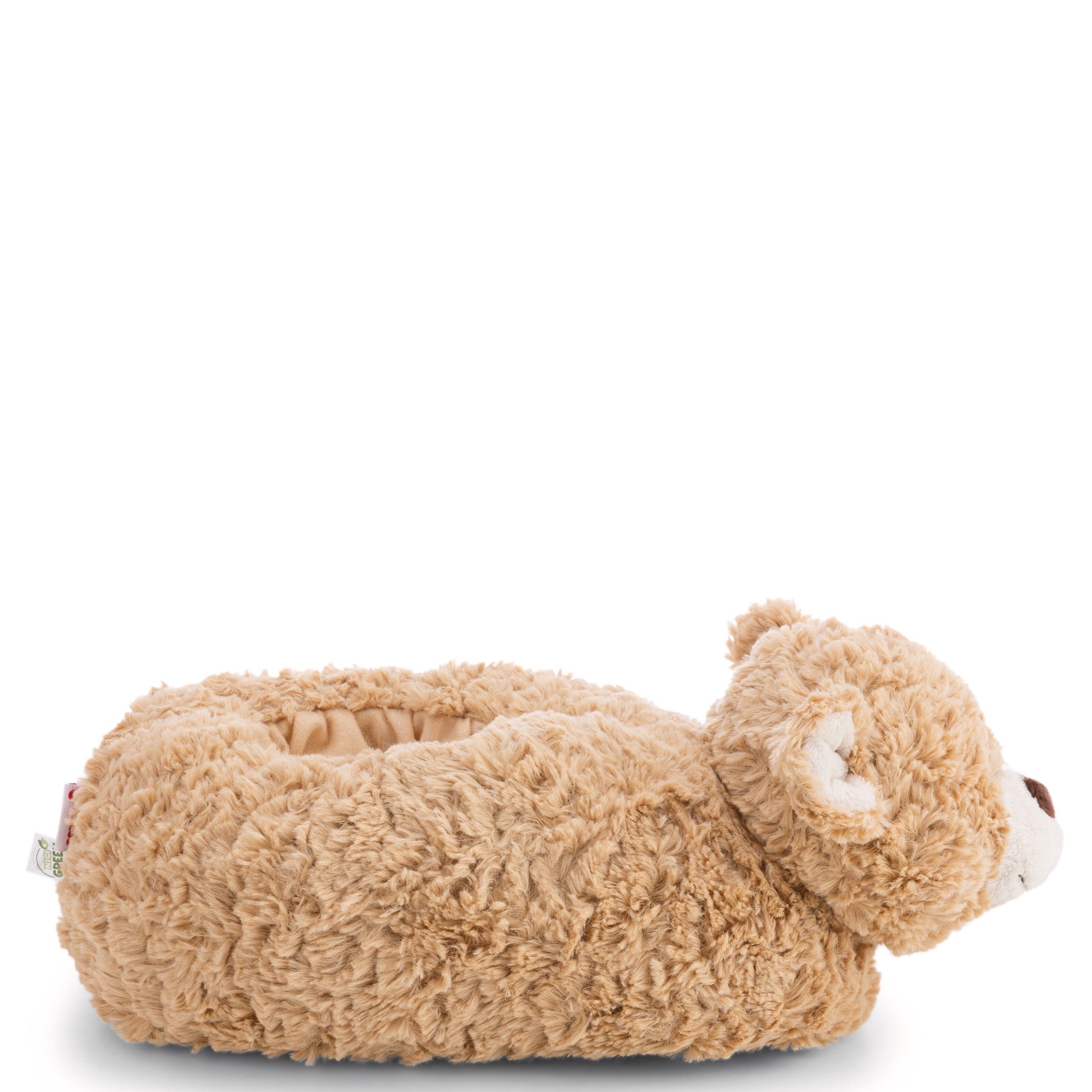 Nici Kuscheltier Hausschuhe Bär Finni karamell Gr. 40 - 43 Plüschteddy Stoffschuhe