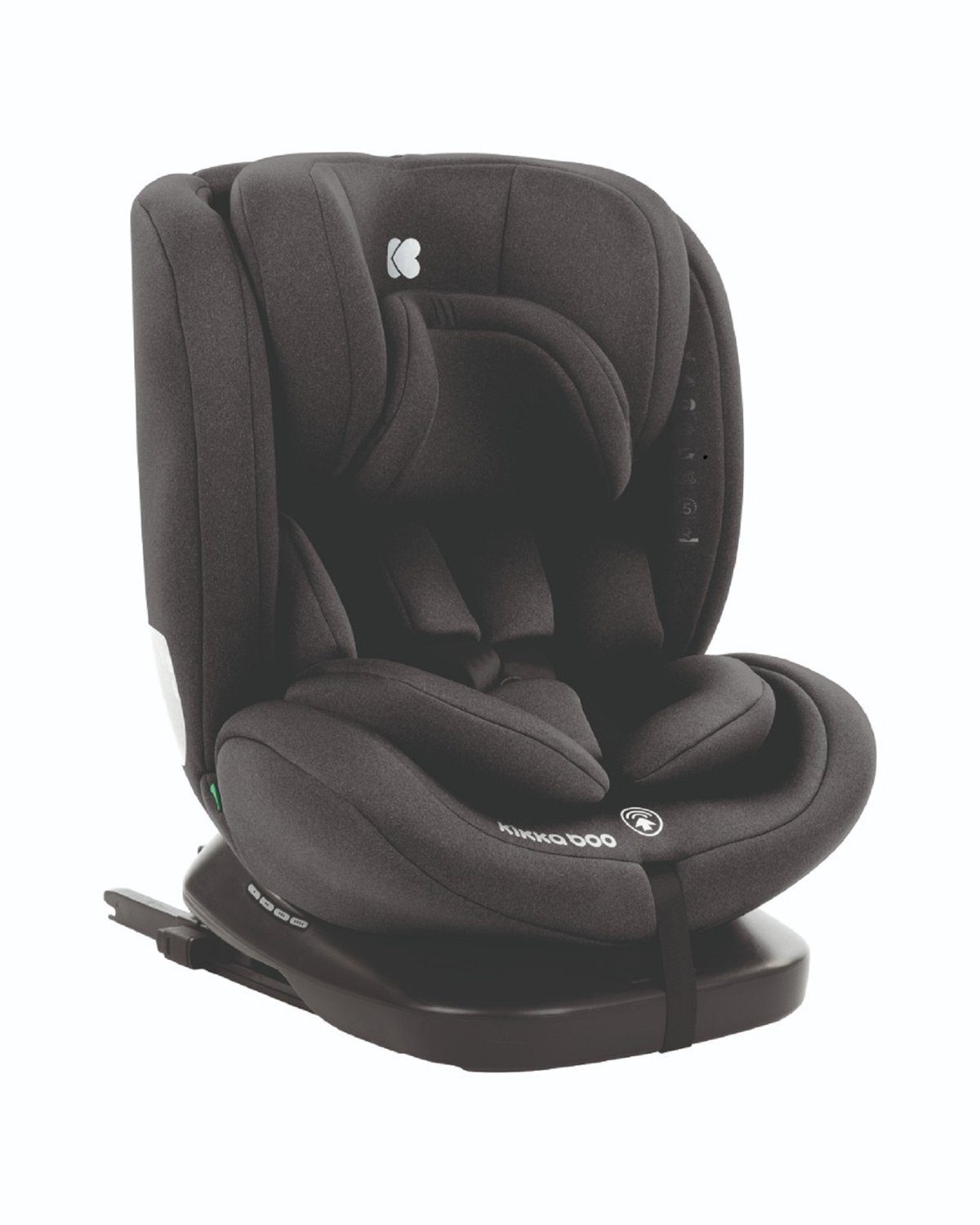 drehbar kg, 36 schwarz Top-Tether Isofix Autokindersitz 360° i-Comfort, Kindersitz (40-150 cm) bis: Kikkaboo i-Size,