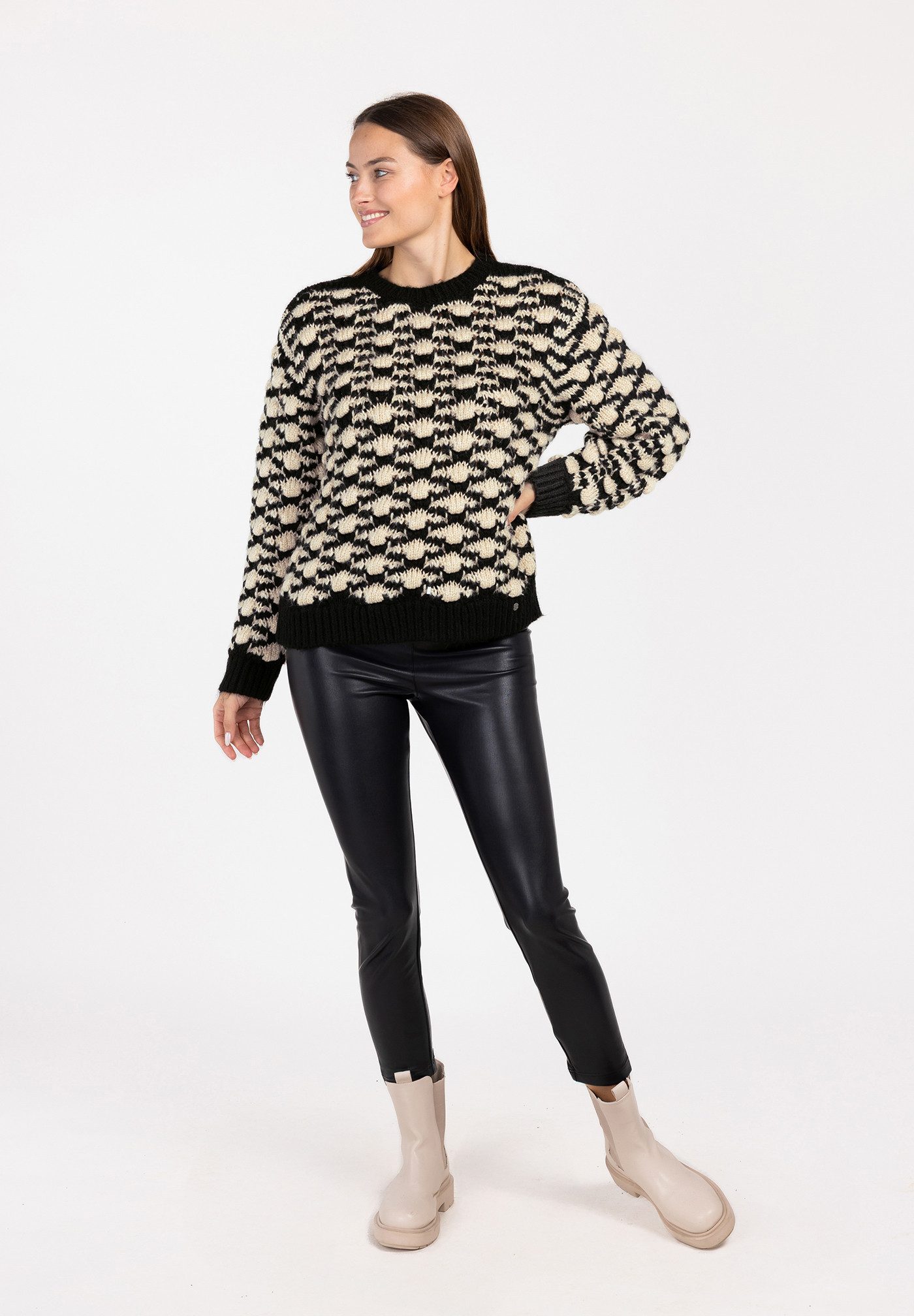 Key Largo Rundhalspullover WKN INFLATE round (1-tlg)